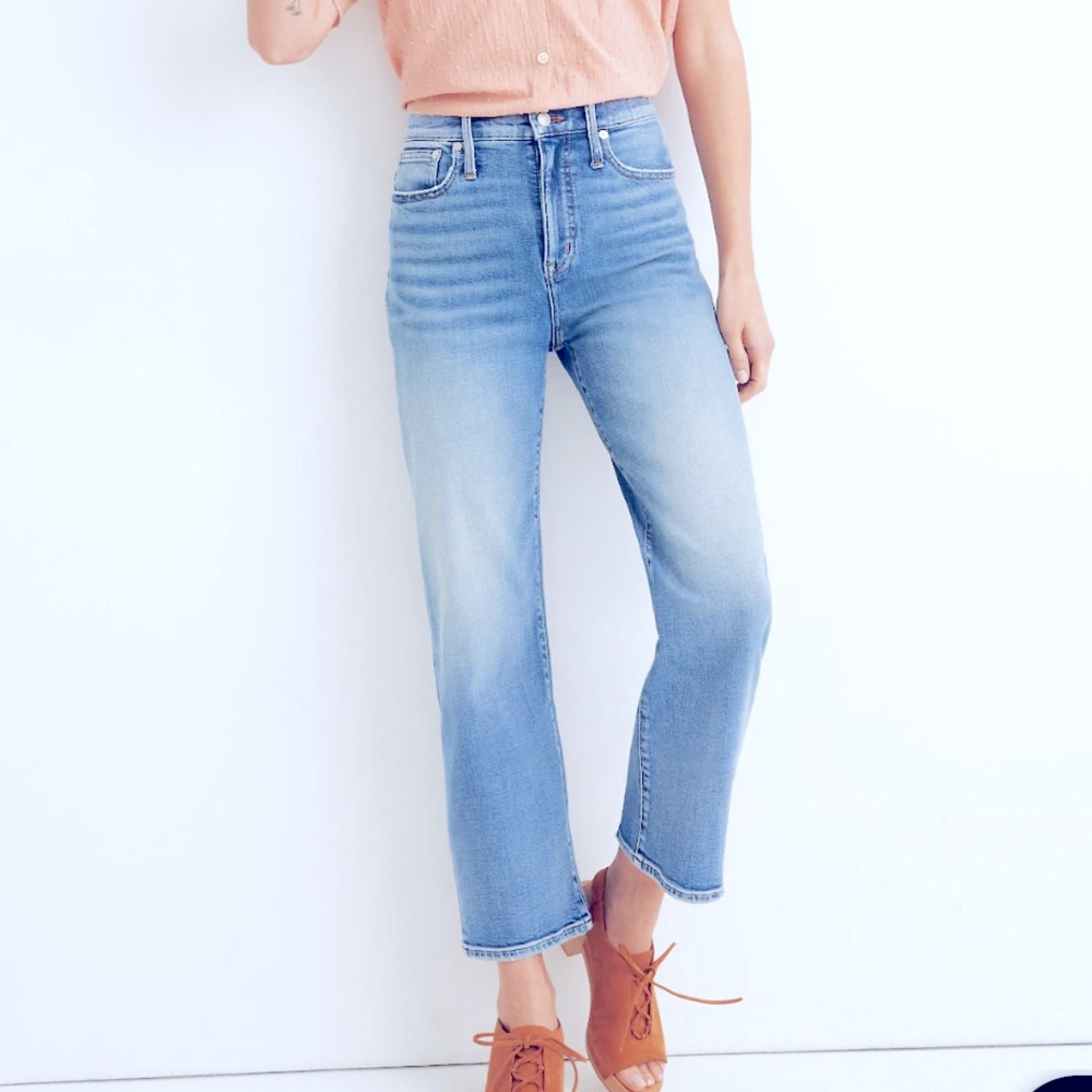 Madewell Slim Wide Leg Crop